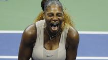 Serena Vilijams slavi poen na US openu