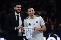 Aleksa Avramović na meču Partizana i Dubaija