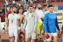 Nemanja Gudelj i Filip Kostić na utakmici.