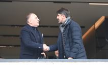 Veljko Paunović i Rasim Ljajić na utakmici Spartak Partizan u loži stadiona