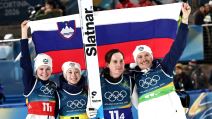 Skijaški tim Slovenije slavi zlato na ZOI u Milanu i Kortini