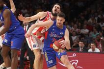 Dragan Milosavljević i Nikola Kalinić na meču Zvezde i Igokee