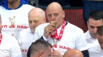 Saša Obradović ljubi prvu medalju sa Zvezdom