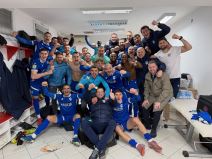 FK Novi Pazar slavlje posle pobede nad Vojvodinom.