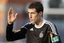 Radosav Petrović u dresu Partizana.