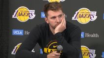 Luka Dončić na konferenciji za medije
