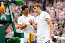 Novak Đoković i Džek Drejper na Vimbldonu