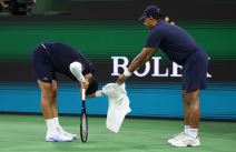 Novak Đoković na meču protiv Džeka Drejpera