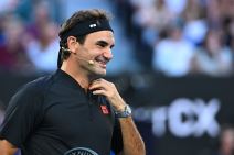 Rodžer Federer na egzibicionom turniru u Australiji
