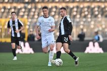 Vukašin Đurđević u akciji na utakmici Partizan TSC