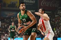 Omer Jurtseven i Luka Mitrović u duelu na Panatinaikos Crvena zvezda