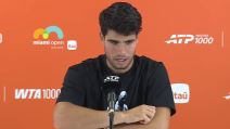 Karlos Alkaraz daje izjavu posle poraza u Majamiju.