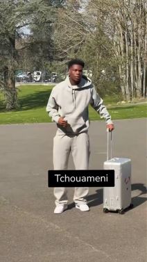 Oreljen Čuameni na okupljanju reprezentacije Francuske.