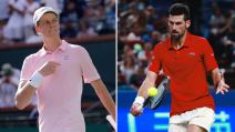 Janik Siner i Novak Đoković