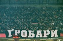 Navijači Partizana Grobari na večitom derbiju Zvezda Partizan u Evroligi