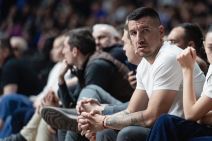 Bivši igrač FK Partizan Petar Grbić na utakmici Budućnost Partizan