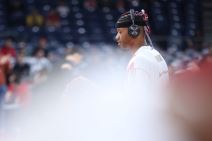 Hasijel Rivero na zagrevanju u Zvezdi