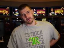 Nikola Jokić nakon pobede u NBA ligi.