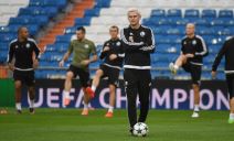 Jacek Magiera na treningu Legije pred Real Madrid