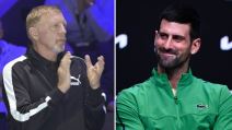 Boris Beker i Novak Đoković