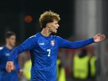 Srpski fudbaler Lazar Jovanović.