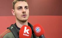 Josip Stanišić daje izjavu posle Real Madrid - Bajern.