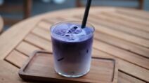 Ube latte kafa