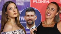 Novak Đoković sa Ajlin Gu i Arinom Sabalenkom