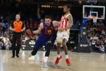 Tomaš Satoranski i Tajson Karter u duelu na Barselona Zvezda