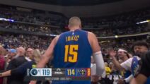 Nikola Jokić ljut odlazi sa utakmice Denver - Minesota.