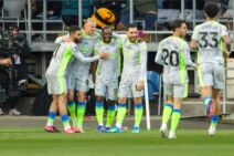 Fudbaleri Mančester sitija slave pobedu protiv Barnlija.