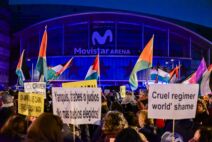 Proster navijača Real Madrida protiv Izraela.