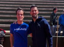 Marko Miladinović i Novak Đoković