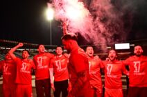 Slavlje Crvene zvezde posle derbija (2).jpg