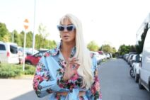 Jelena Karleuša na snimanju Pinkovih zvezda
