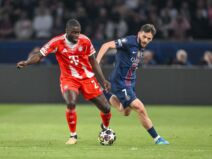 Detalj sa meča PSŽ - Bajern u polufinalu Lige šampiona.