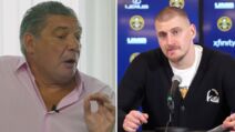 Miško Ražnatović i Nikola Jokić jedan do drugog.