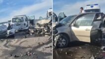 Teška saobraćajna nezgoda na Batajničkoj petlji