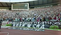 Grobari na 100. večitom derbiju