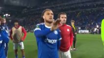 Dijego Moreira sa navijačima Strazbura.