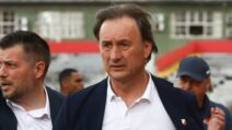 Miroslav Tanjga trener Vojvodine na meču protiv Čukaričkog