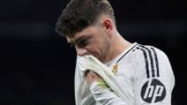 Federiko Valverde dresom Reala briše znoj