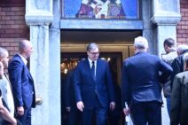 Aleksandar Vučić na sahrani Vladimira Cvetkovića