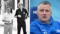 Ivica Osim i Toza Veselinović sa leve strane, sa desne Tomislav Ivković.