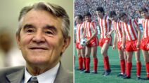 Miljan Miljanić i fudbaleri Crvene zvezde