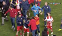 Tuča igrača Crvene zvezde i Vojvodine u finalu Kupa