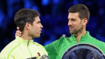 Karlos Alkaraz i Novak Đoković.