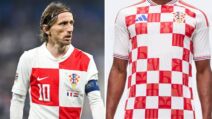 Luka Modrić i dres reprezentacije Hrvatske za Mundijal 2026