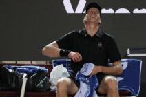 Janik Siner na meču protiv Danila Medvedeva u polufinalu Rima