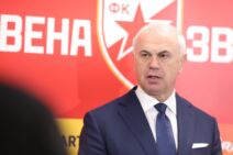 Zvezdan Terzić daje izjavu na Marakani